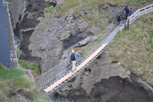 Chester's Fearless dash across the rope bridge
