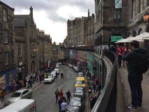 Busy Streets of Edinburgh