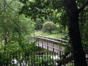 Over The Bridge and up the Stairs