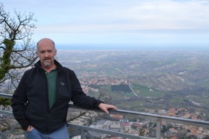 Jim on top of San Marino